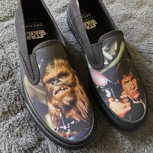 Star Wars Sperry Slip Ons Men’s 7 Black